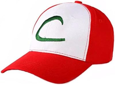 Children's Ash Ketchum Embroidered Baseball Cap Costume