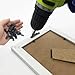251 Pcs Picture Hanging Kit Heavy Duty Picture Hangers with Screws Black Picture Frame Mounting Hardware Picture Frame Hanging Kit Picture Hanging Hardware Tool for Frame Hanging