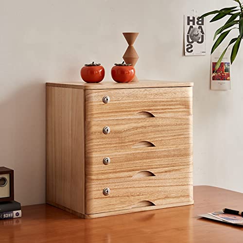 Cajonera de escritorio con cajones con cerradura, organiza suministros de oficina y documentos, ideal para almacenamiento de escritorio y organización de archivos planos