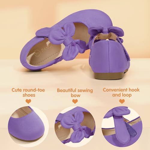 Image of PANDANINJIA Toddler Dress Shoes Flower Girls Ballet Flats