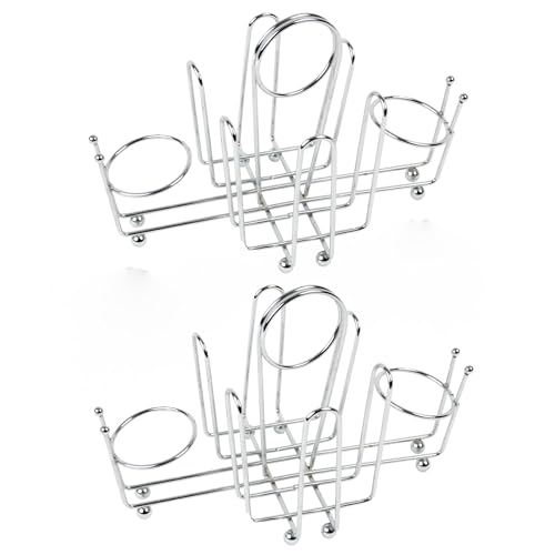 TrueCraftware-Set of 2 Sugar Packet Holder Chrome Plated 9