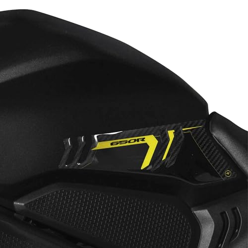 Protections en Résine 3D Honda CBR650R 2026 Finition Carbone Noir et Jaune