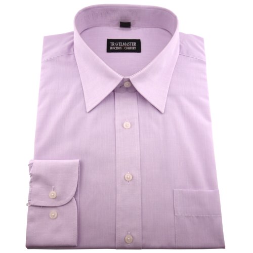 Travelmaster Herren Business & Freizeit Langarm Hemd mit Brusttasche - Farbe Flieder - Hemd Gr.41/42 L Travelmaster Herren Business & Freizeit Langarm Hemd mit Brusttasche - Farbe Flieder - Hemd Gr.41/42 L