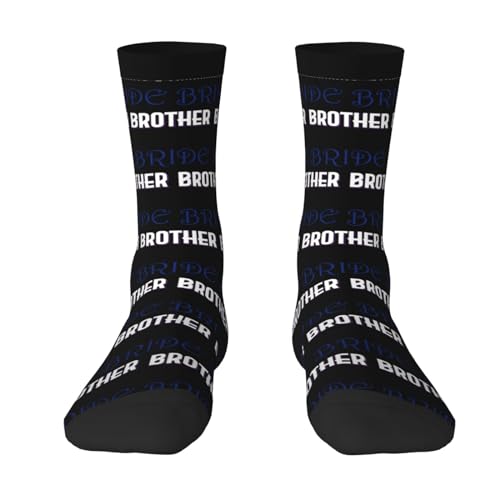 Brother Of The Bride Socks For Men Women Gift Sport Crew Socks Funny Wicking Socks2