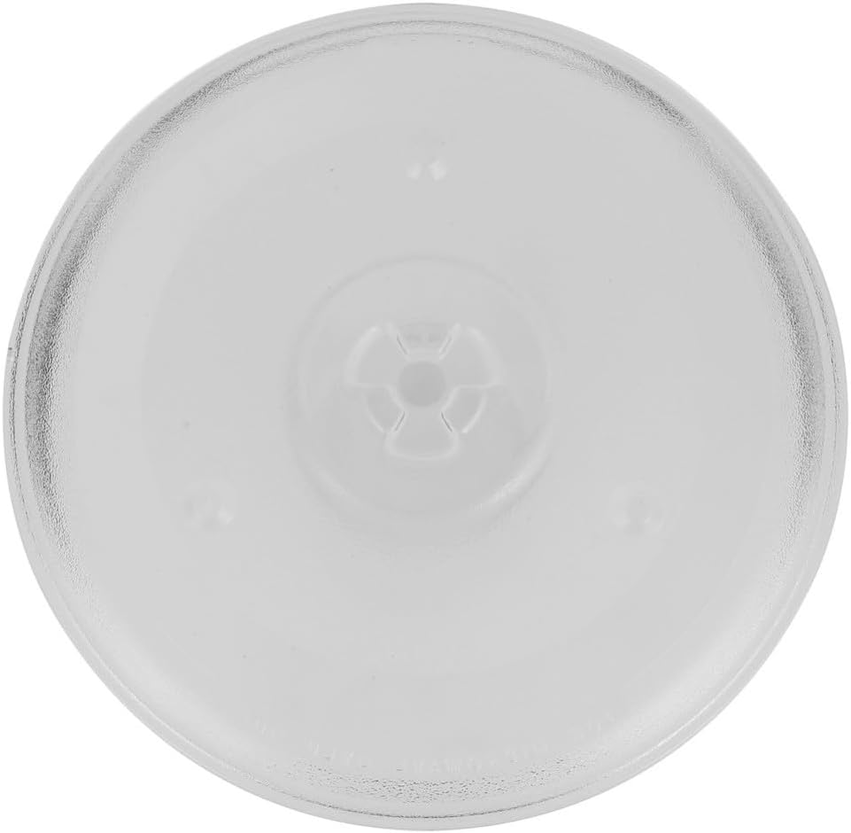 Microwave to Plate Replacement Y-type Glass Turntable for Oven, 27cm round Glass Tray, Easy Install and Clean Home Daily Use