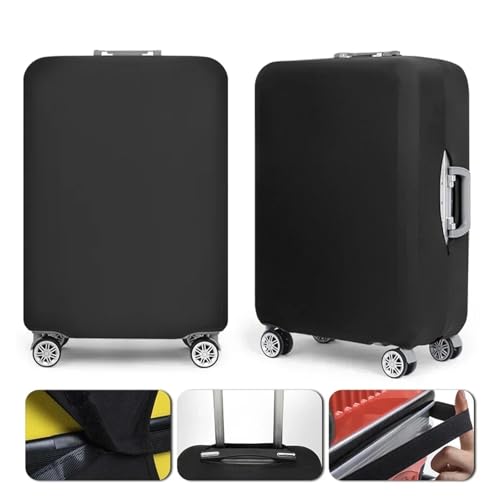 Stretch Fabric Luggage Protective Cover Dust Cover Anti-Scratch Suitcase Covers Suit for 18-32 Inch Red Rose Letter Pattern for Luggage, Travelling(8Red Rose Y,M(22-25 inch))4