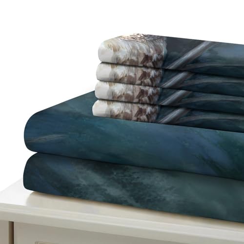 Housse de couette papillon de nuit 200x200cm lit double confortable