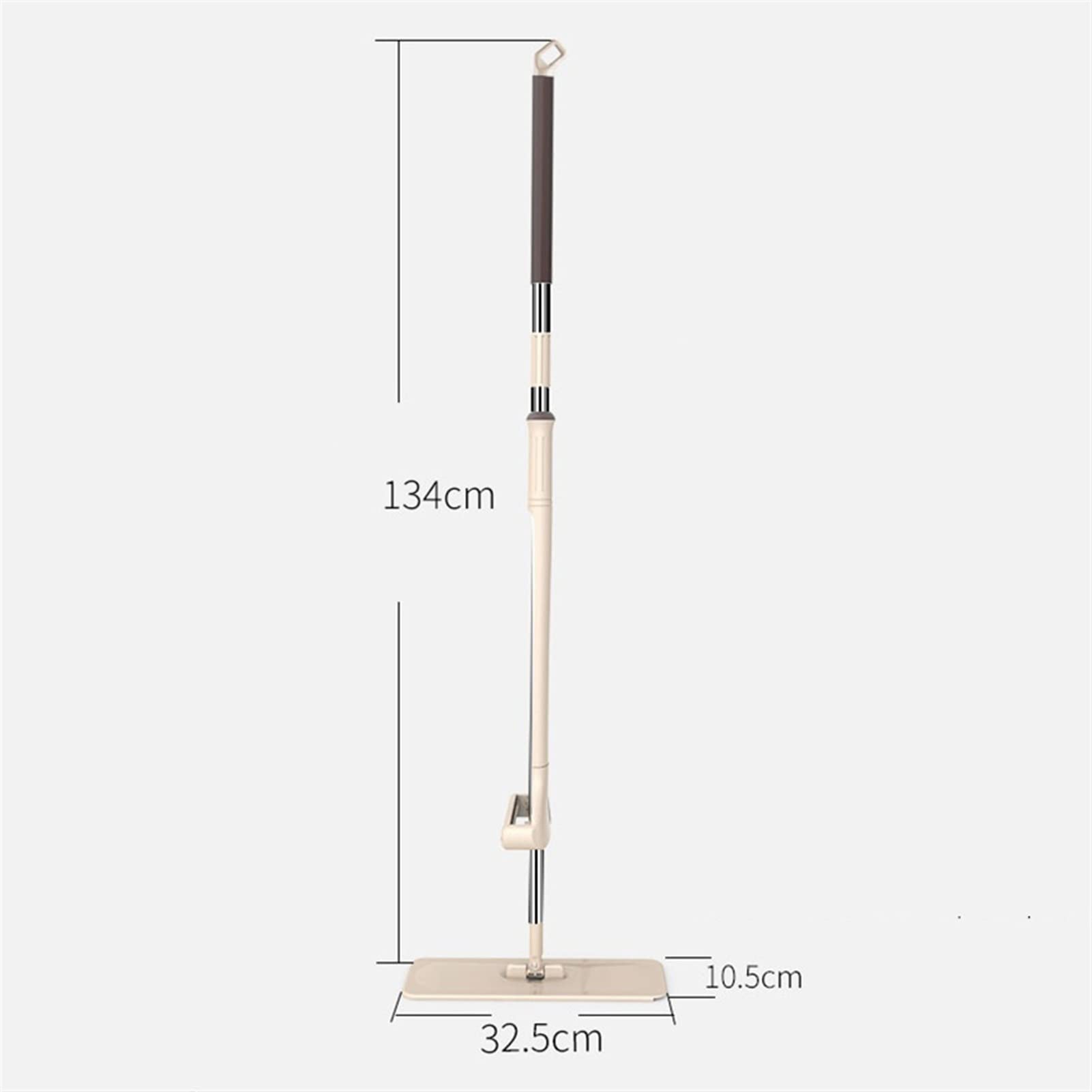 TOMYEUS FRONE for Limpieza DE PLAME Lavado a Mano Libre PLANDO MOP Play Ley MOPS 360 ° Gire el Piso de Madera de Madera de la Microfibra MOP Herramientas de Limpieza (Color : Total of 1 Cloth)