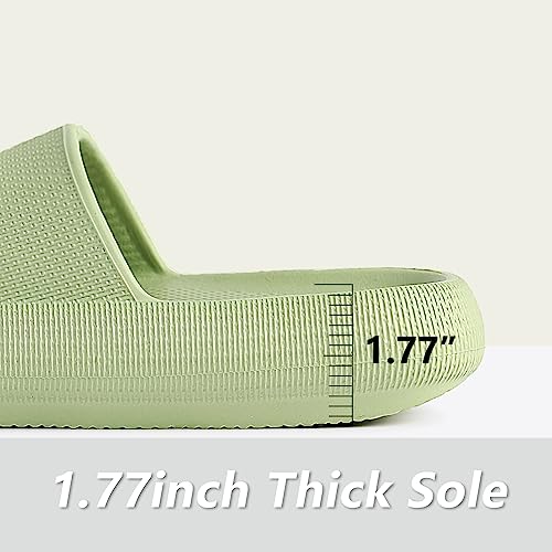 Image of Menore Slippers for Women and Men Quick Drying, Parent-Child EVA Open Toe Soft Slippers, Non-Slip Soft Shower Spa Bath Pool Gym Beach House Sandals for Indoor & Outdoor