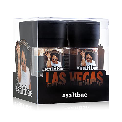 SaltBae Las Vegas Salt & Seasonings gourmet set, 4 pcs high quality seasonings for any cook or grillmaster - Image 2