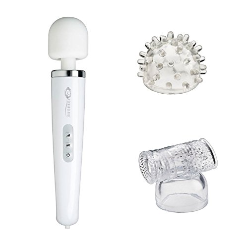 Cloud 9 Novelties Rechargeable Power Wand Massager Kit, 2 Soft Flexible Tips #TOP6