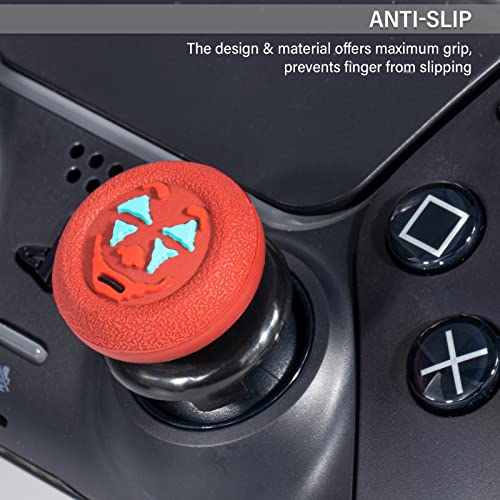 Playrealm FPS Extensor Thumbstick e textura borracha silicone Grip Cover 4 conjuntos para controle P