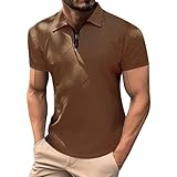 Chemises pour homme, chemises pour homme, polo vintage délavé et vieilli pour homme, polo d'été décontracté à rayures verticales à manches courtes et col en V pour homme, polo en viscose de bambou ultra doux, léger et rafraîchissant à manches courtes, chemise de golf décontractée à col pour homme, grand et grand, polo de golf anti-humidité, décontracté, léger, respirant, chemise de performance vintage pour homme, motif géométrique, polo tricoté à manches courtes, blanc et bleu
