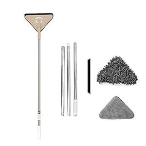 360 ° Professionele Mop Driehoek Reinigingsmop Voor Thuis Keuken Schoonmaakbenodigdheden [1 Pack]