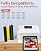 Selphy CP1300 CP1500 Ink Cassette Compatible with Canon Selphy KP-108IN Color Ink Cartridges KP108 for CP1200 CP1000 CP910 CP900 CP760 CP740 Wireless Compact Photo Printer 4 x 6 inch, 4-Pack, No Paper