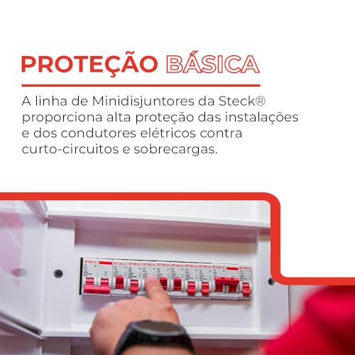 Disjuntor Série Sd3 100a 3p Curva C 10ka Steck Gelo 100a