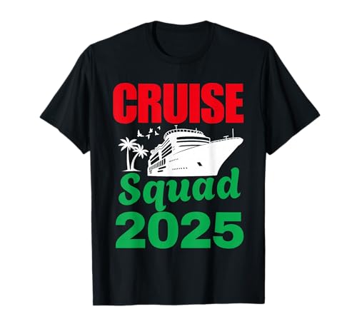 Italy Cruise Squad 2025 Vacances d'été en Famille Assorties T-Shirt