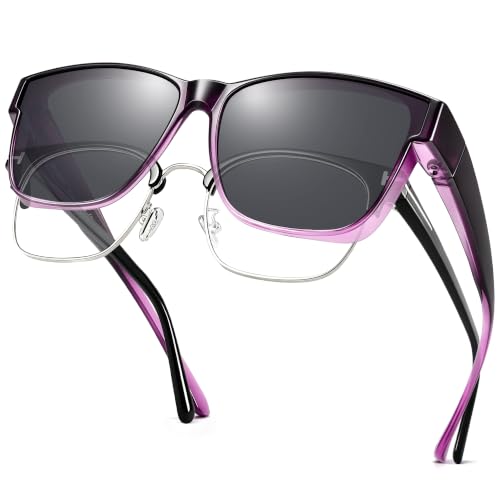URUMQI Polarized Fit Over Sunglasses for Men Women UV400 Protection