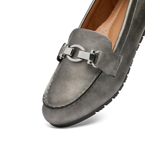 Image of VERDASCO Women's Loafers Comfort Slip-Ons Flat Work Shoes Casual Moccasins Penny Loafers Lady Dress Shoes