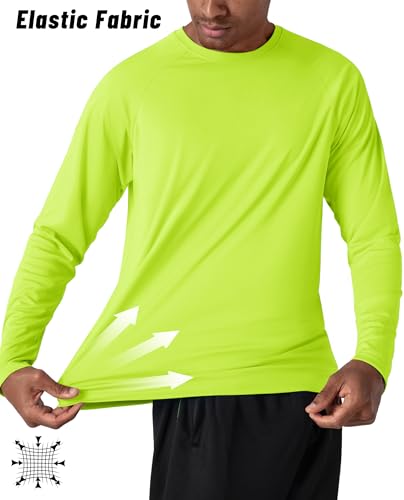 KEFITEVD Men's UV Sun Protection UPF 50+ Shirts Long Sleeve Rash Guard Workout Quick Dry Shirt for Hiking Fishing Swimming4