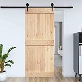 ホーム&ガーデン - ドア Narvik 70x210 cm 無垢材 パイン材 - 家具の選択