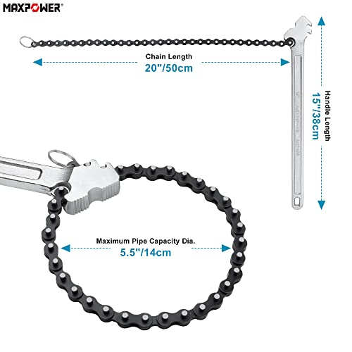 Maxpower 15 Inch Chain Wrench #TOP1