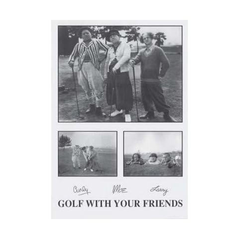 Poster Revolution Three Stooges Movie (Golf with Your Friends) Poster - 24x36 inch Cover