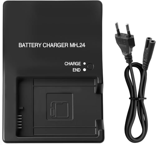 MH-24 Chargeur de Batterie pour EN-EL14 EN-EL14a, Adaptateur Secteur Universel 100-240V, compatibile Con Nikon D3100 D3200 D3300 D3400 D3500 D5100 D5200 D5300 D5500 D5600 P7000 P71000 0 P77 00 P7800