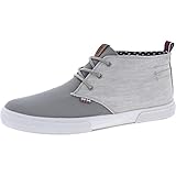 Ben Sherman Men's Bradford Chukka Sneaker, Grey Nylon/Cotton, 11