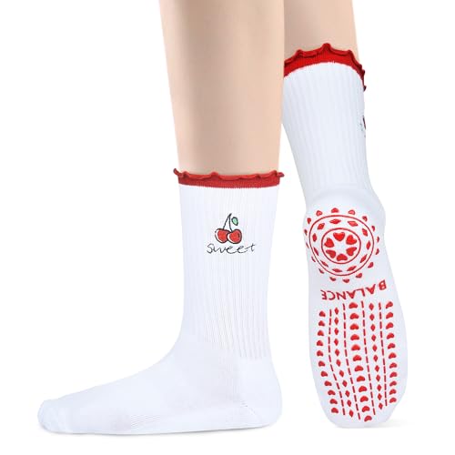 Image of Grip Non-slip Cute Pilates Socks for Yoga,Barre,Reformers US Shoe Sizes 5-11