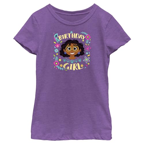 Image of Disney Pixar Girl's Encanto Birthday Girl Mirabel T-Shirt