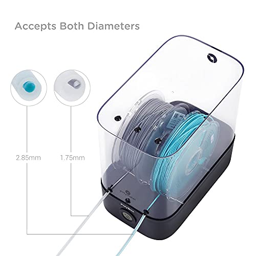 Image of Polymaker PolyBox Edition II - Airtight 3D Printer Filament Storage Box for 1kg /3kg Spool | Print Directly from Box | Moisture-Proof Container | Fits 1.75mm /2.85mm /3.00mm