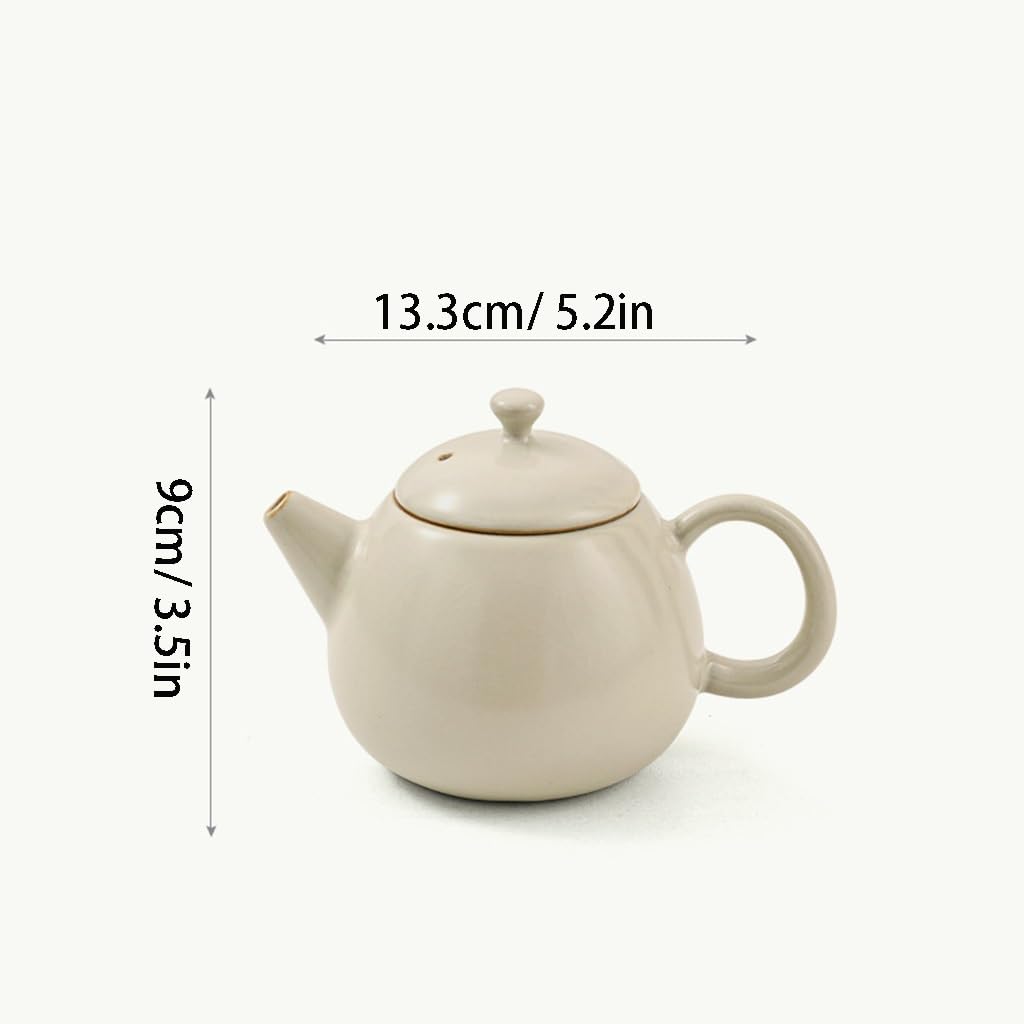 Teiera, Set da tè da Viaggio, teiera Teiera Teiera in Ceramica Piccola teiera per Uso Domestico Set da tè Kung Fu Teiera Singola Teiera Teiera