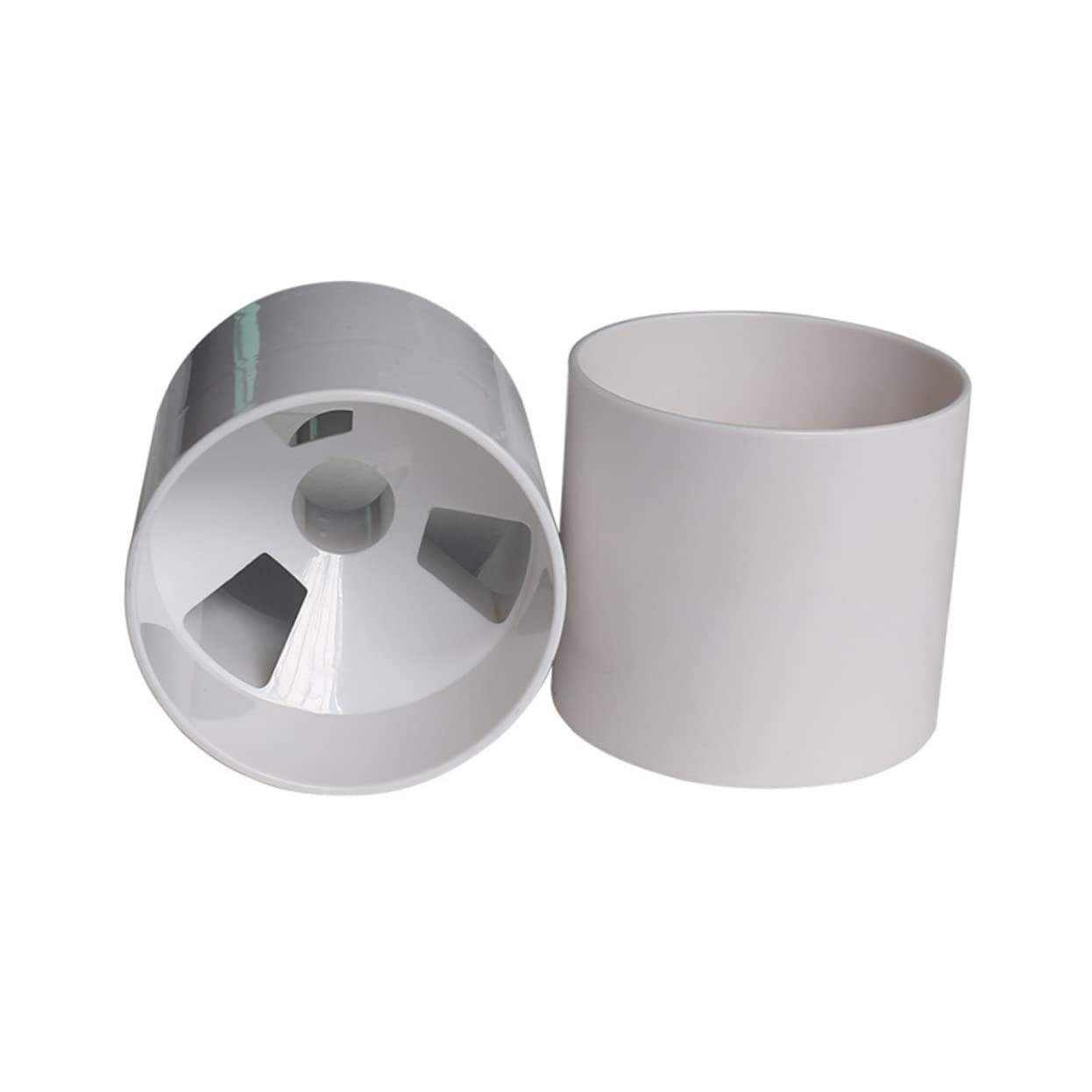 BCOATH Indoor Golf Putting Green Accessory 2 Pcs Plastic Green Cup Hole Cup for Practice Flag Support