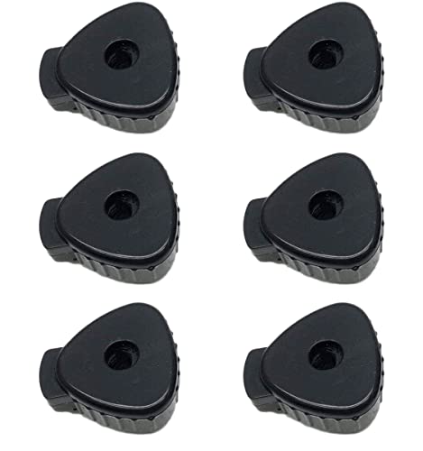 TUOREN Plastic Cymbal Quick Release Nut 8mm for Cymbal Jazz Drum Parts Accessories 6 Packs