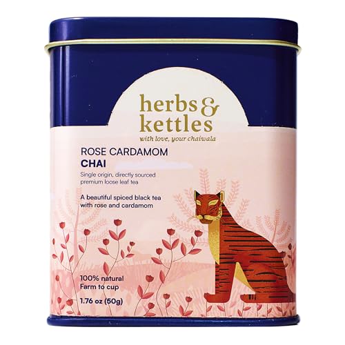Herbs & Kettles Rose Cardamom Chai Loose Leaf Tea