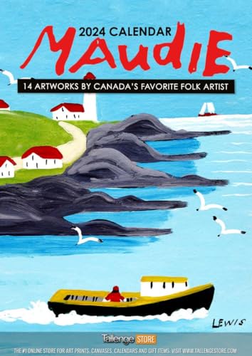 Image of Tallenge - Maud Lewis - Canadian Folk Artworks - 2023 Wall Calendar - 12 x 17 Inches (Paper, Wall Calendar)