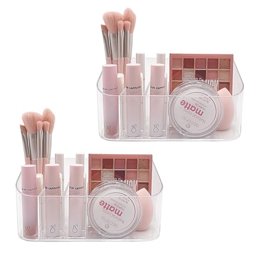 SUNFICON Paquete de 2 bandejas de maquillaje