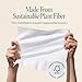 Cliganic Clean Face Towels XL, Disposable, Ultra-Absorbent, Hypoallergenic & Soft - Makeup Remover Dry Wipes, Pamper Your Face, Feel Fresh & Radiant, Hygienic Towelettes, for All Skin Types (50 Ct)
