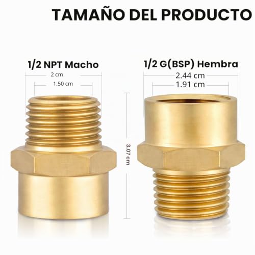 Niple de cobre 12 Imagen adicional
