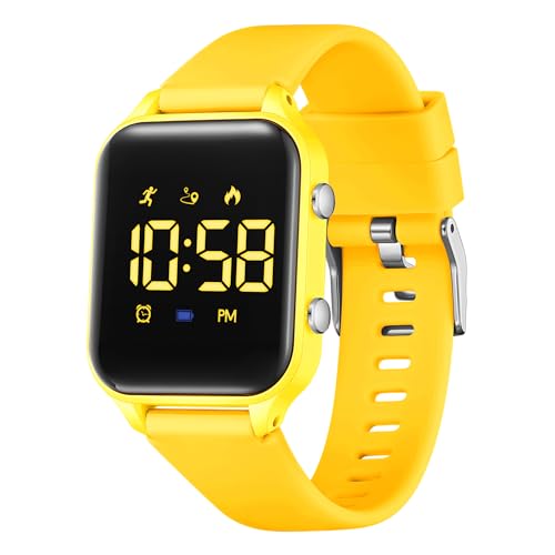Image of LAVAREDO Kids Digital Watches for Boys Girls,Waterproof Sport Watch with Pedometer Stopwatch Vibration Alarm for Ages 5-13,No App Fitness Tracker Watch for Kids Teens Birthday Gifts
