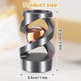 DOLASEV Upgraded Kinetic Spinning Desk Fidget Toy, Quiet Stress Relief Fidgets for Office, Kids Teens & Adults, Rose Gold
