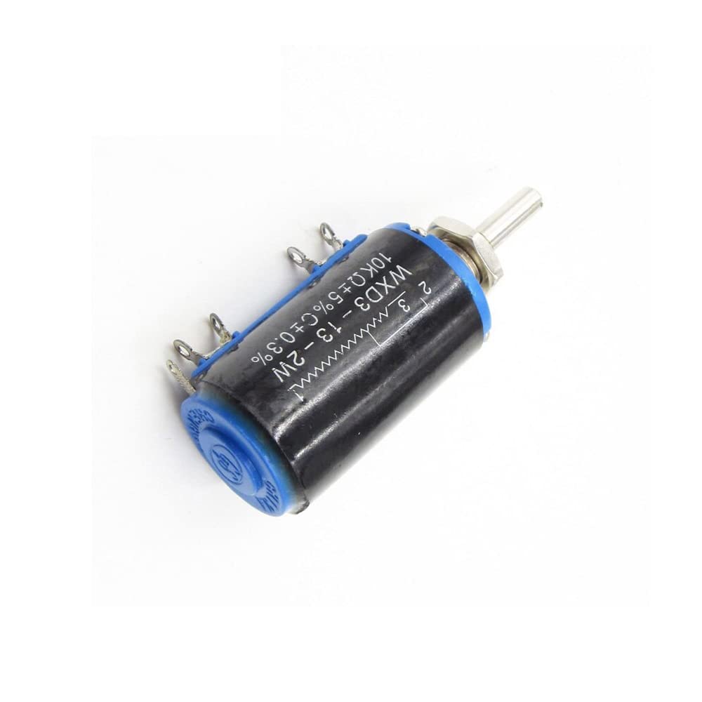 xcluma WXD3-13-2W 10K ohm WXD3-13 2W Rotary side Rotary Multiturn Wirewound Potentiometer (B09QC4MMBW) Amazon Price History, Amazon Price Tracker