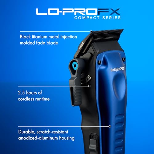 Image of BaBylissPRO High-Performance LO-PROFX Compact Clipper for Hair