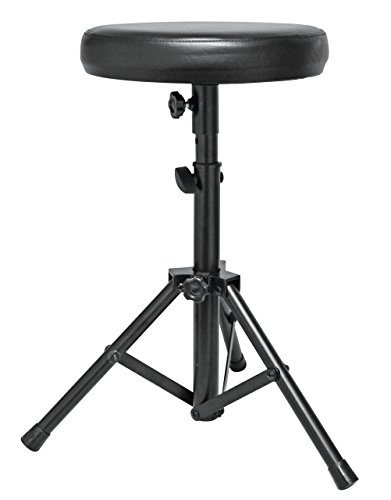 Bespeco DT2 Tabouret de piano en métal Noir - Les Beatles, Paul McCartney, John Lennon, RIngo Starr, George Harrison Bespeco DT2 Tabouret de piano en métal Noir