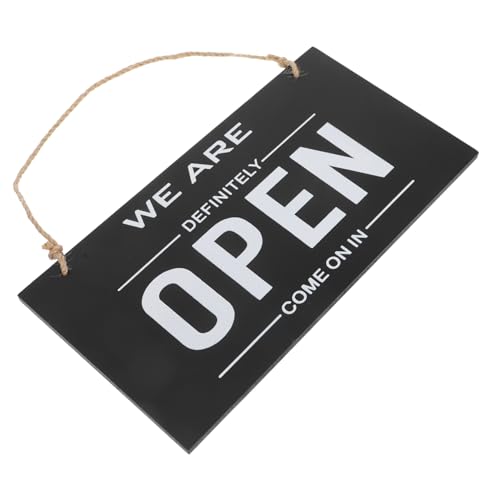 Operitacx Puerta Colgante De Doble Cara Letrero Comercial Para Tiendas Placa Colgante Abierta Para Negocios Letrero De Puerta De Entrada y Cierre