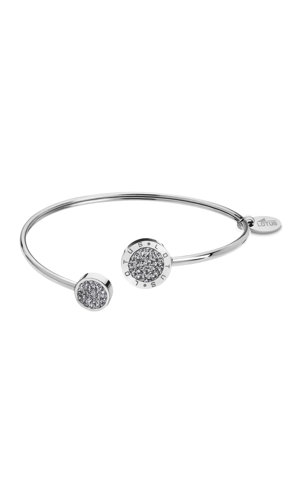 Lotus Style LS1849-2/1 Bracelet pour femme en acier et zircons transparents