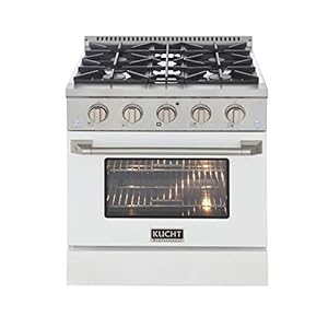 Kucht KNG301/LP-W Gas Range, White