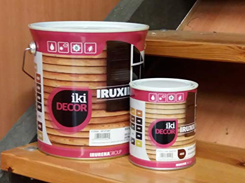 Protector de madera al agua Satinado Iruxil W Iki Decor - 4 L, Castaño