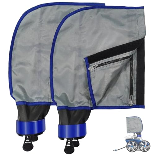 Chuanke 3900 Pool Cleaner Bag for 3900 Sport 39-310 Double Space All Purpose Filter Bag with Zipper SuperBag Accommodate 5 Liters Capacity Compatible with 3900 P39 480 280 Pool Cleaners (2 Pack)